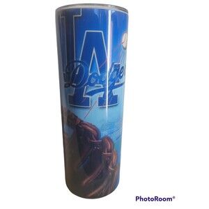 LA Dodger Baseball 20oz Stainless Steel Tumbler